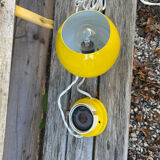 Magnetic wall lamp enamel yellow abo 1960