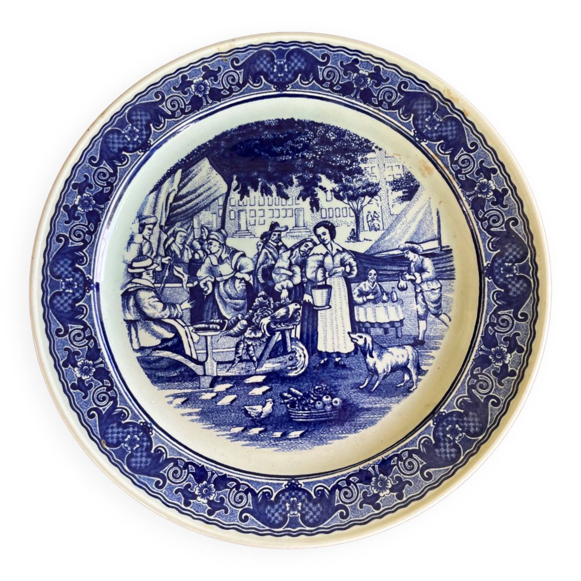Delft porcelain plate