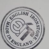 Service of 6 English earthenware plates