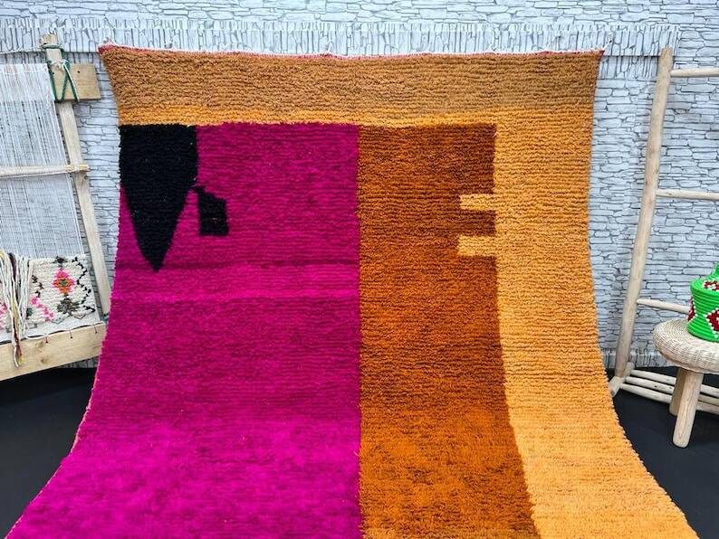 Tapis béni ouraine artisanale fait main grande taille 200 x 300 cm
