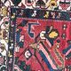 Large vintage Persian Zanjan carpet handmade