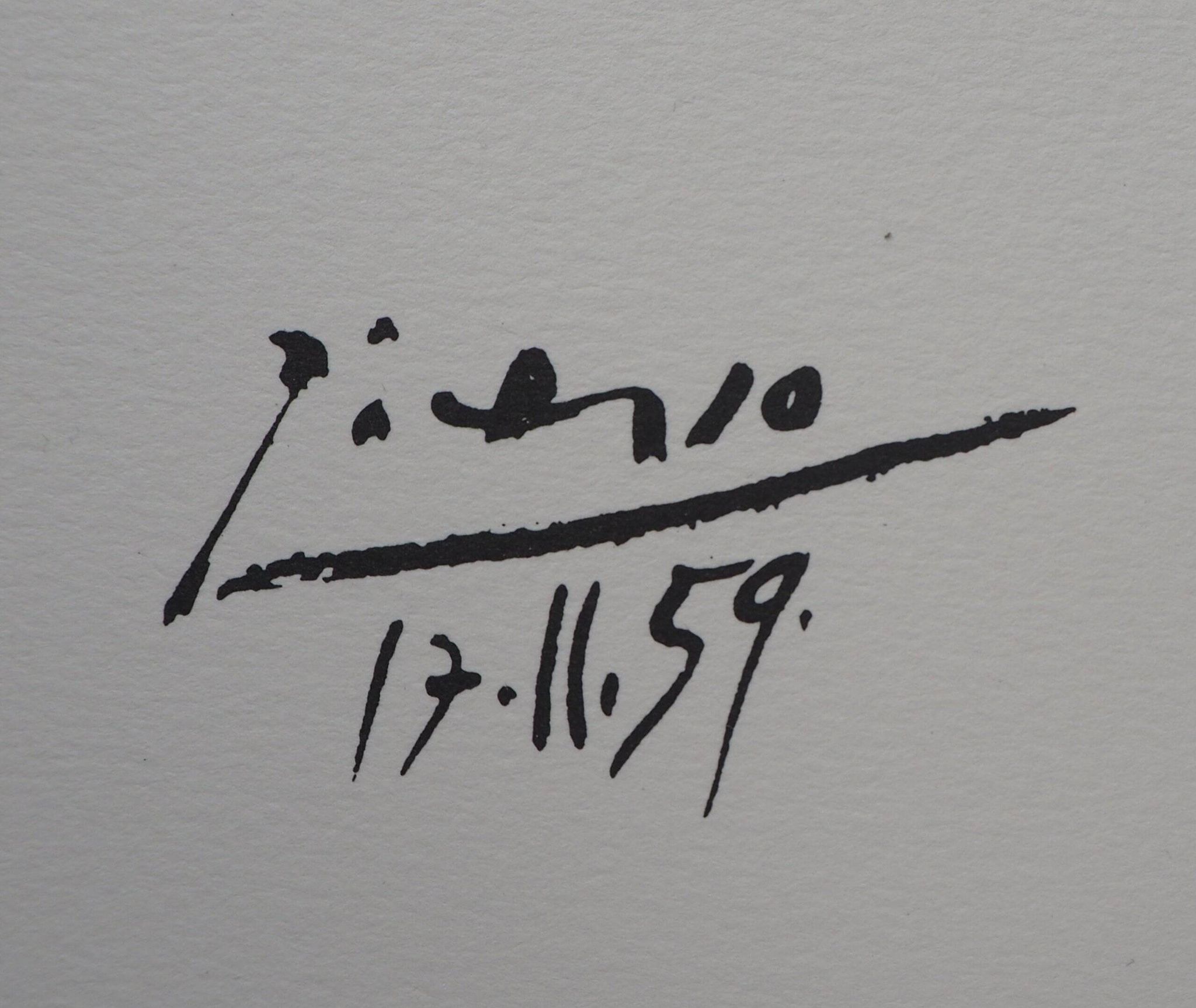 Pablo Picasso : La Danse des Faunes, Lithographie signée