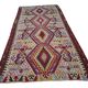 Vintage Turkish kilim, handwoven, 150x292 cm.