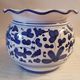Ceramic cache-pot, stamped Capri