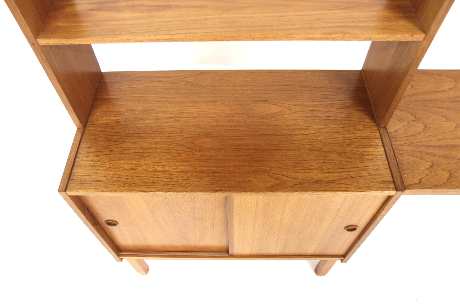 Scandinavian "triple" teak bookcase, Sweden, 1960