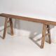Antique solid wood bench (c.1870) #74