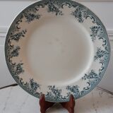 Round dish Terre de Fer Saint-Amand La Vallière XIXth