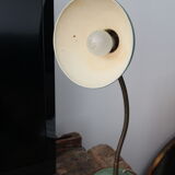 Old sheet metal workshop lamp