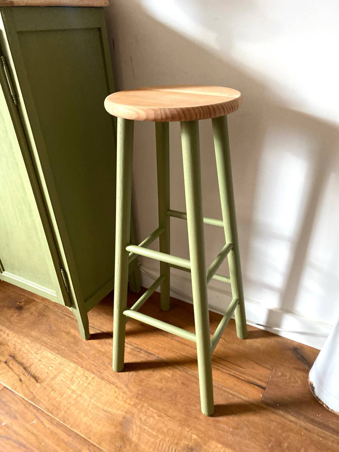 Antique wooden stool