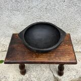 Ancient bowl, Colombian ceramic pottery La Chamba.