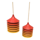 Vintage Duett pendant lamps by Bent Gantzel Boysen for Ikea, set of 2