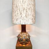 Vintage ceramic table lamp 1960 'Artichoke'