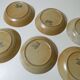 6 Vintage Village Stoneware Soup Plates