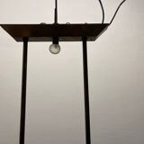 Large Rectangular Murano Glass Bronze Barovier Chandelier 1940’s