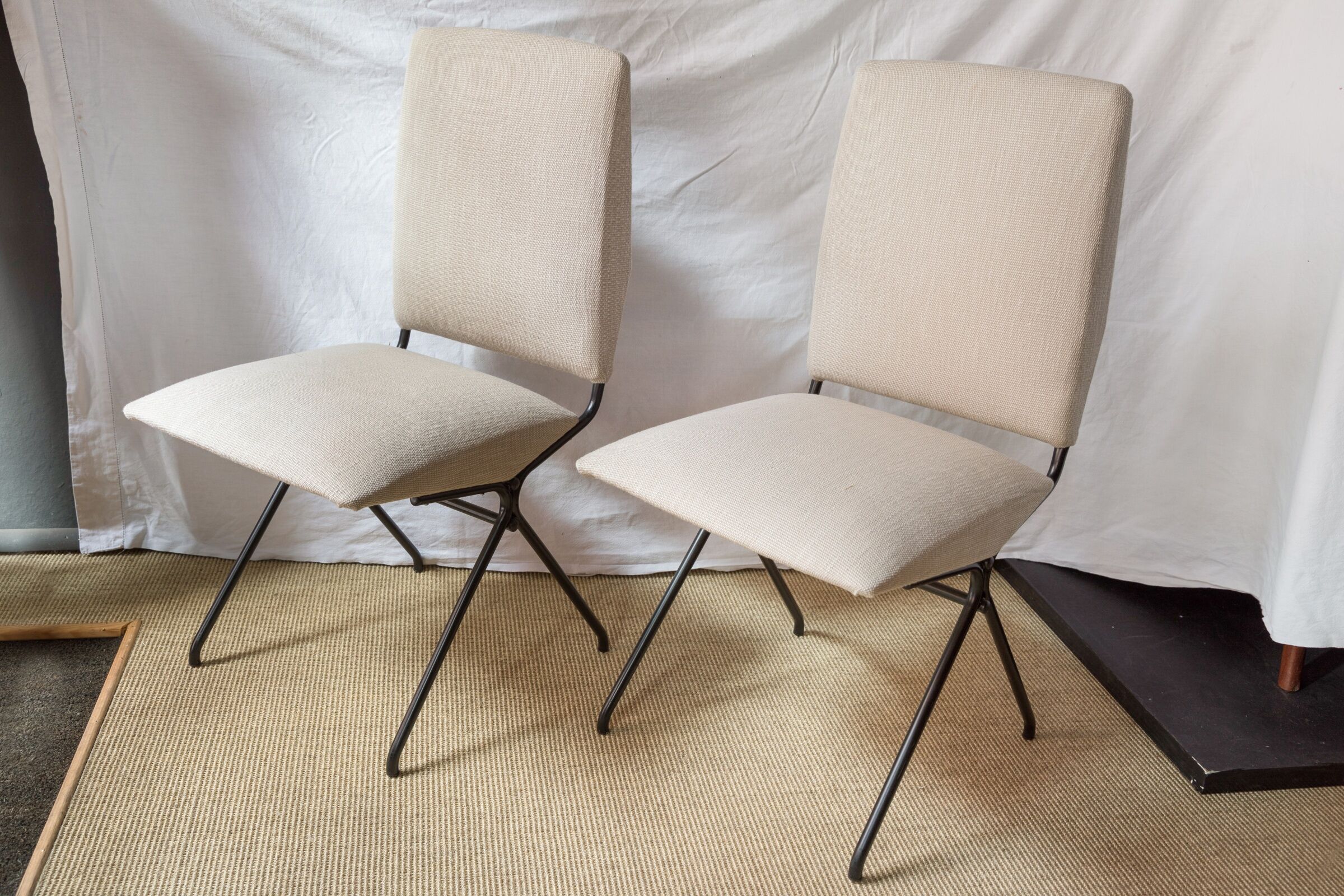 Pair of chairs André SIMARD