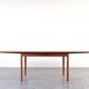 Mid-Century Danish Teak Extendable Dining Table, 1960s.