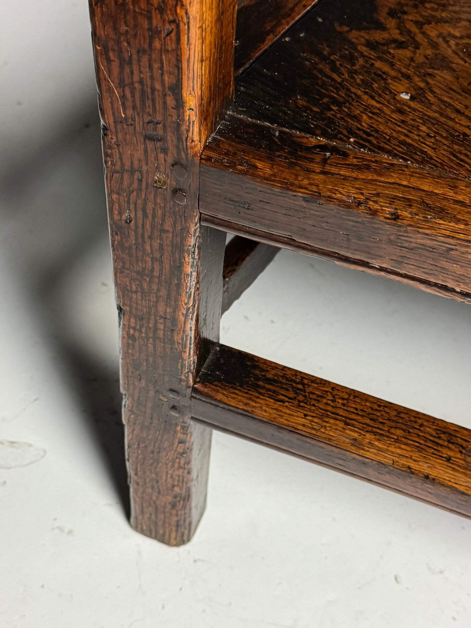 Chaise anglaise en chêne, 1650-1670