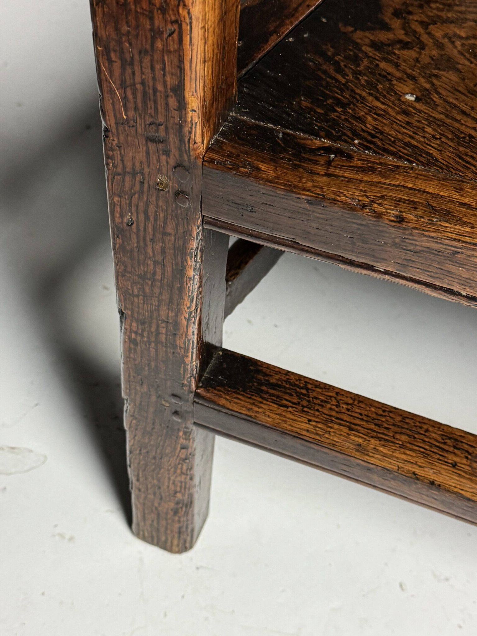 Chaise anglaise en chêne, 1650-1670