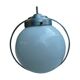 Ceiling lamp opaline ball years 40