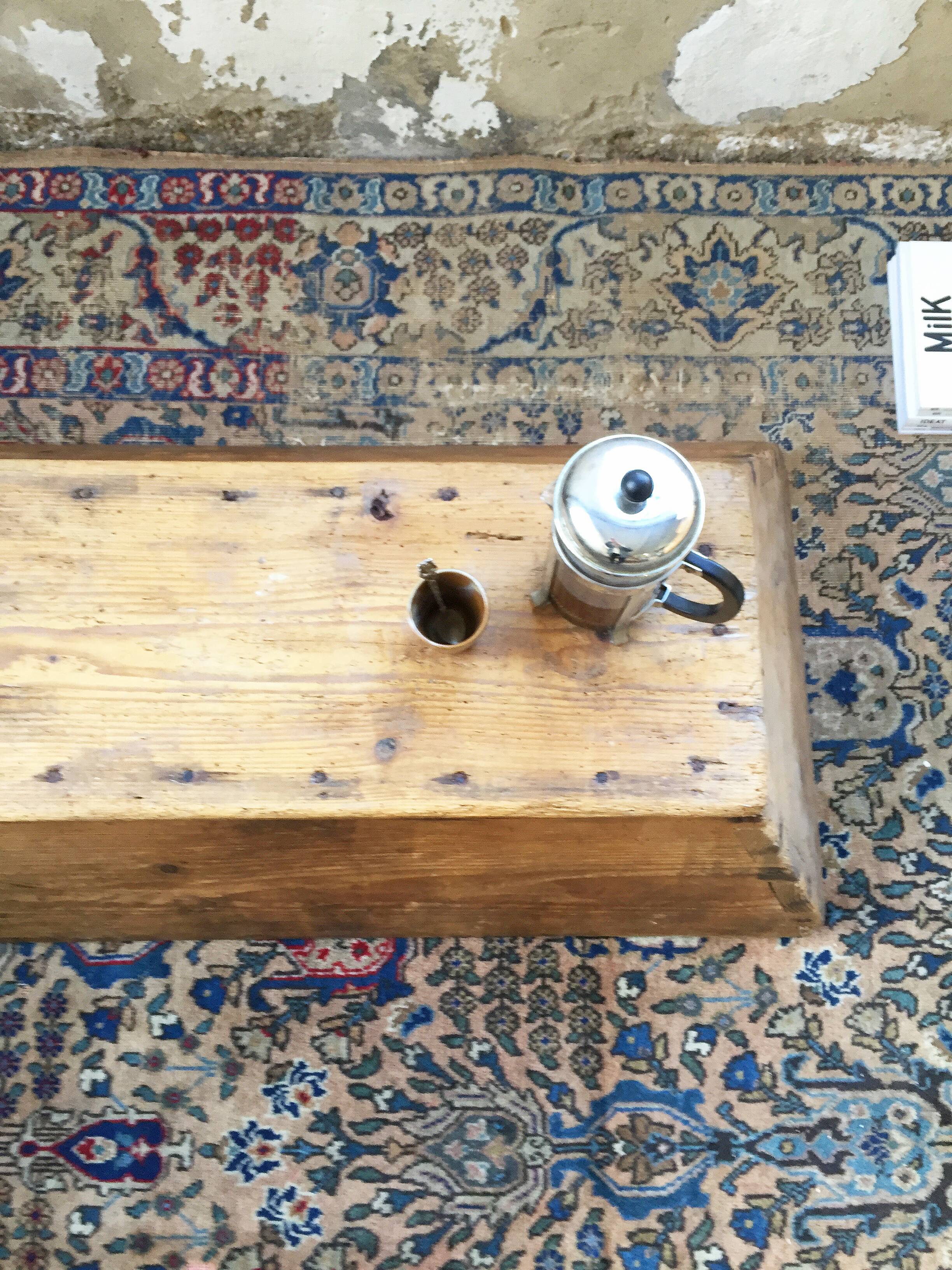 Brutalist coffee table