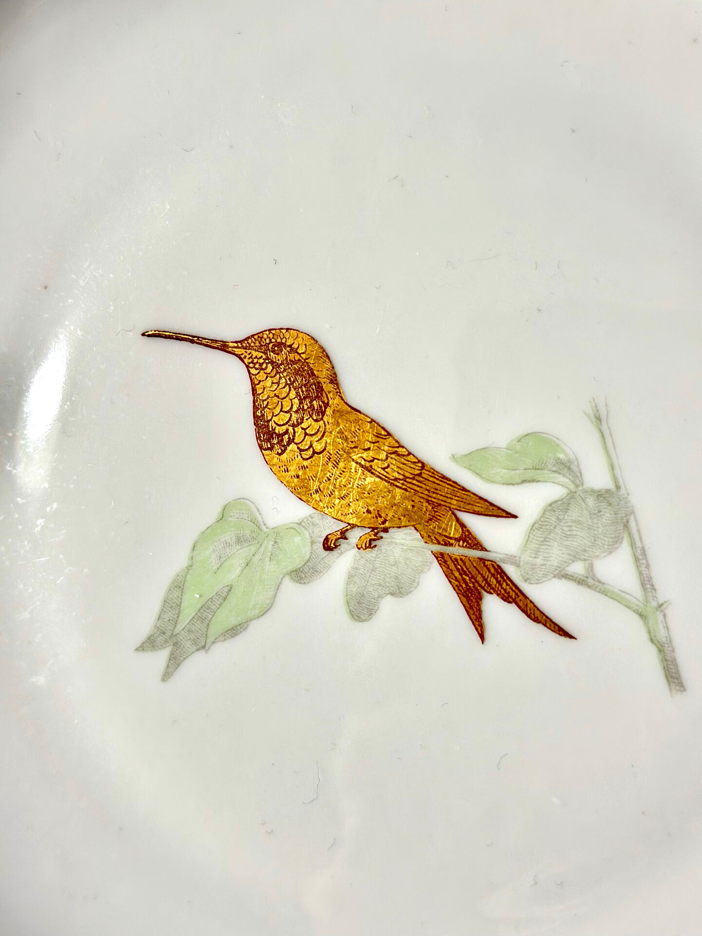 Service Bernardaud Les oiseaux d’or
