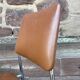 2 vintage leatherette and chrome chairs 1970