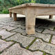 Natural wood coffee table