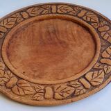 Carved wooden tray 40cm