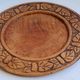 Carved wooden tray 40cm