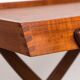 Danish folding teak rolling table, Svend Aage Madsen/Illums Bolhigus.