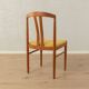 Dining chairs, set of 4, , 1960s, Carl Ekström for Alb. Johansson & Söner