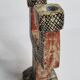 Ethnic candle holder with two branches, Moroccan handicrafts, 18 cm