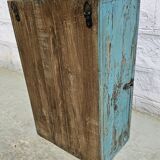 Blue Burmese teak display case