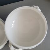 Soupière en faience émaillée Sarreguemines modèle Rouen  - compatible lave-