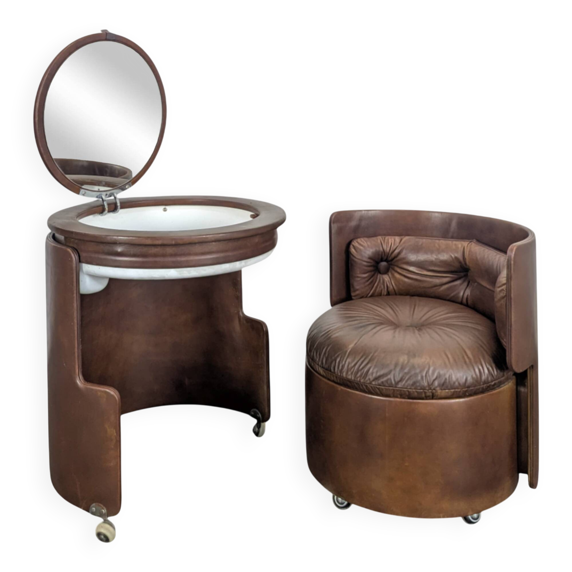 Hairdresser by Luigi Massoni for Poltrona Frau