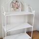 Antique wrought iron shelf