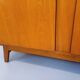 Vintage oak wardrobe from the 1960s.