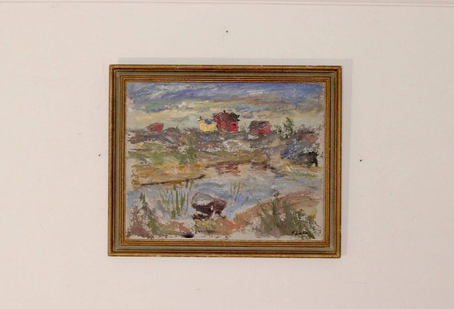 "Serene landscape" – F. Lodin