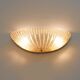 Pair of Mid Century Modern Murano Glass Shell Sconces