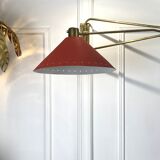 Adjustable wall lamp vintage lunel edition by robert mathieu of the 50s