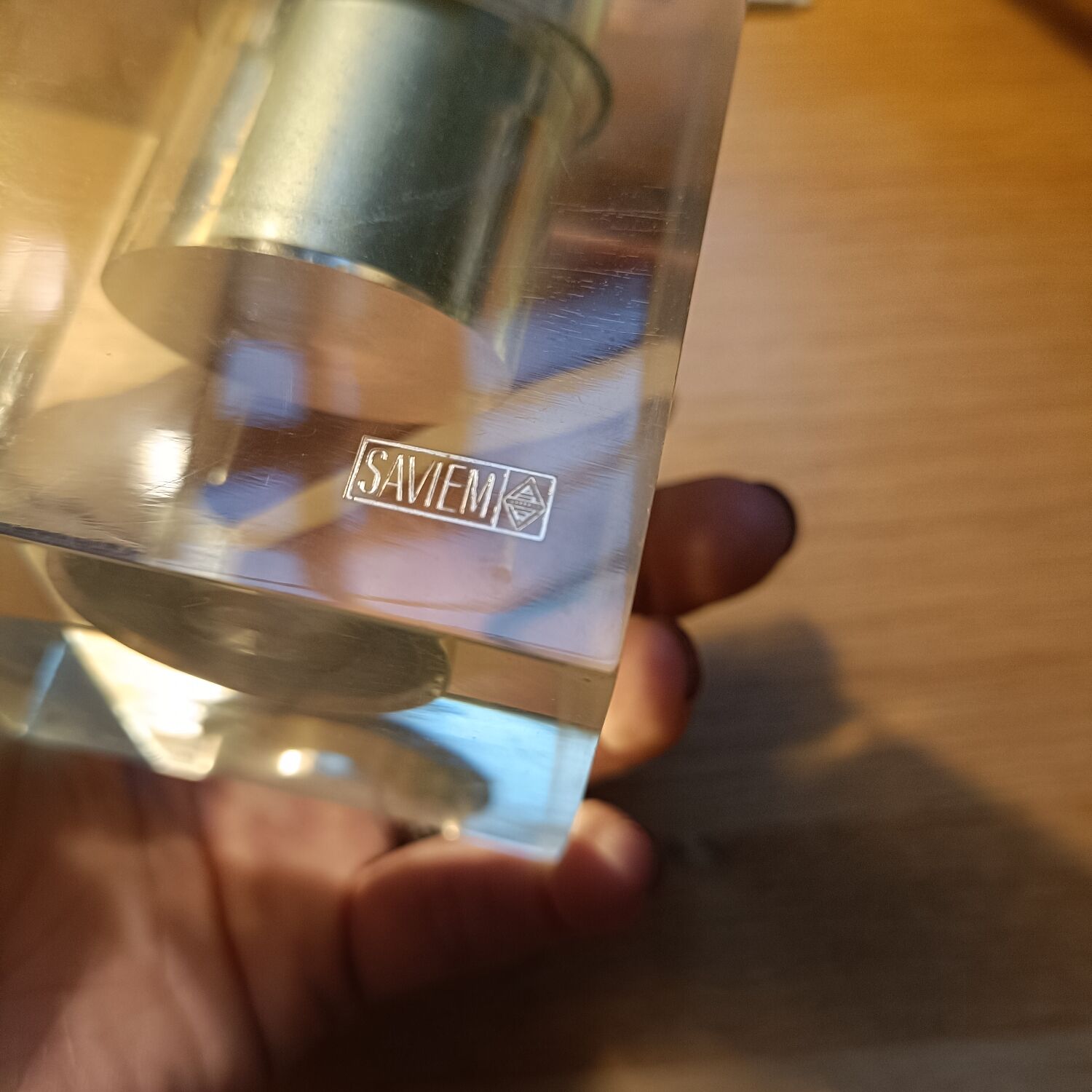 Transparent table lighter Saviem