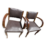 Lot two bridge armchairs