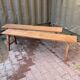Wooden bench