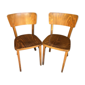 Pair of Thonet bistro chairs