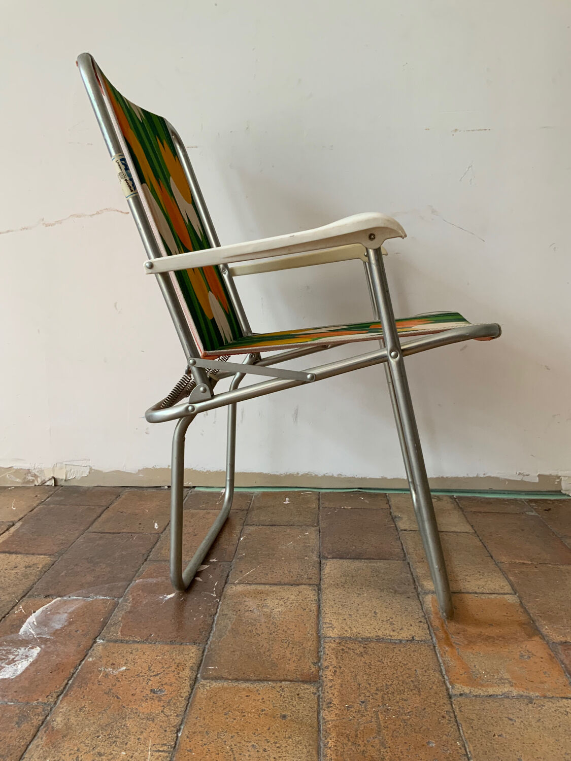 Vintage camping armchair