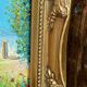 Painting on isorel, wooden frame
