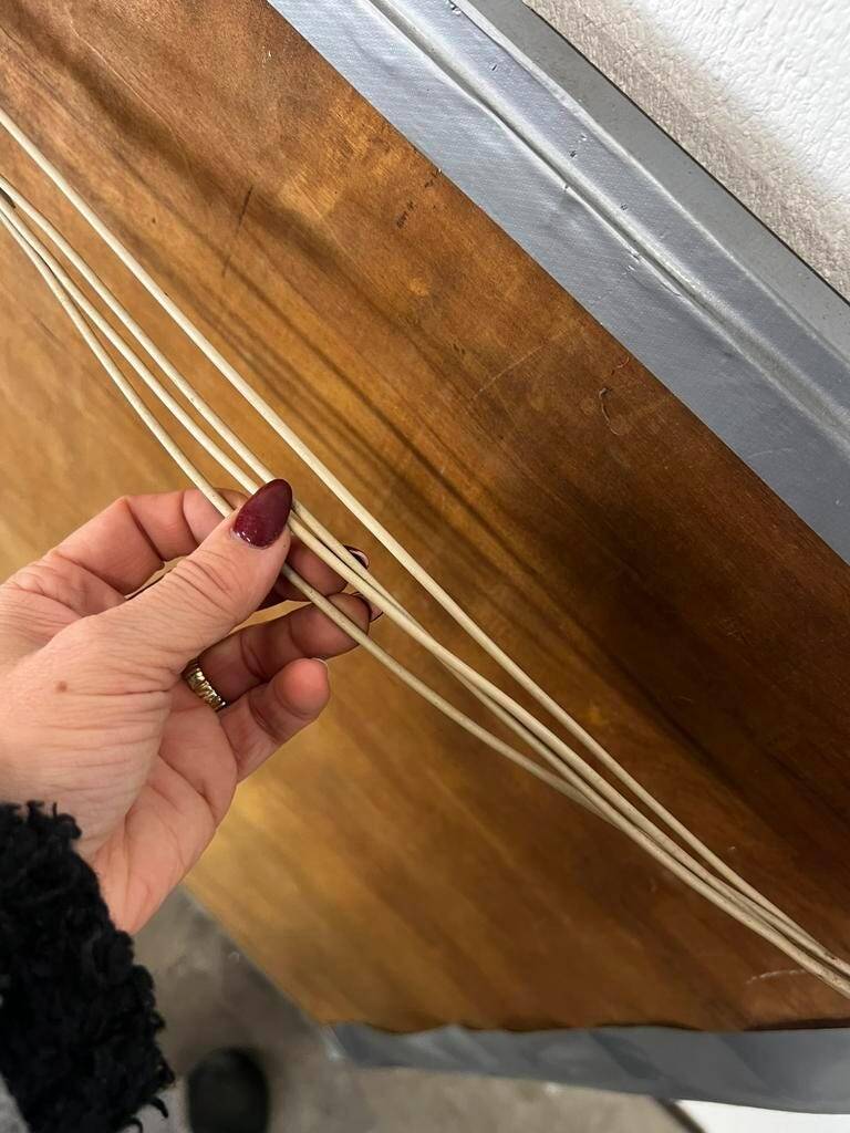 Vintage 'gold' wall mirror