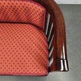 Josef Hoffmann Art Deco Beech Sofa, Vienna Secession, 1920s