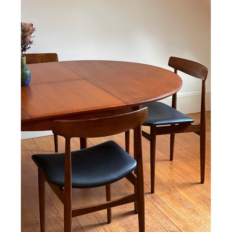 Vintage scandinavian table by Ib Kofod Larsen