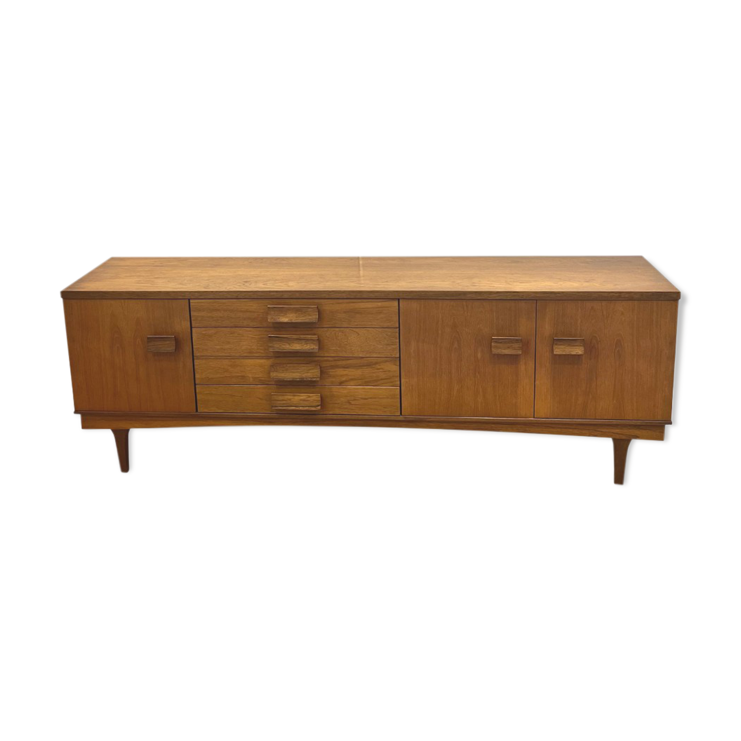 Teak and rosewood row